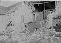 Val Sugana, Cappella, zerstörte Häuser